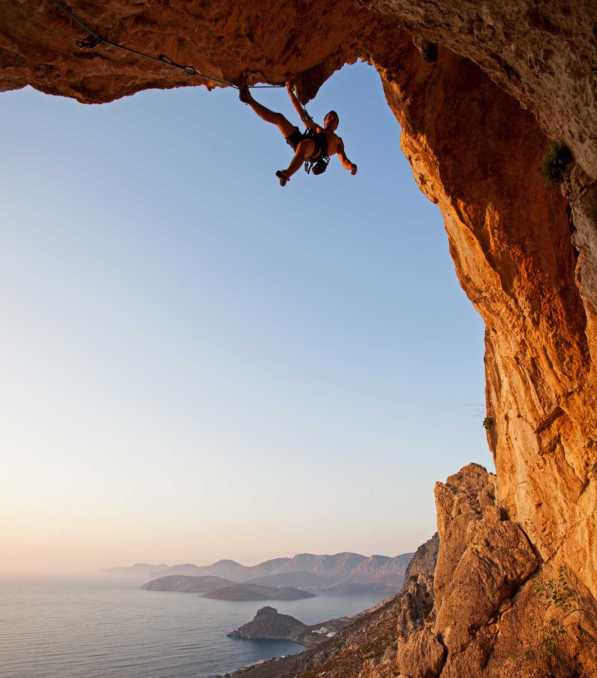 Rock climbing