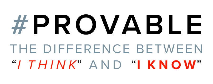 Provable security: the difference between 'I think' and 'I KNOW'